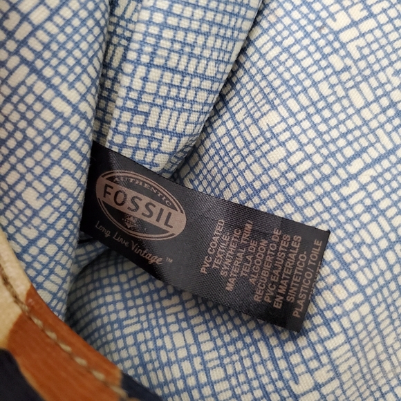 Fossil Crossbody PVS Canvas Bag. - Picture 12 of 16